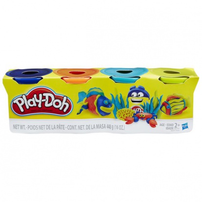 Hasbro Play-Doh Balení 4 tub assort