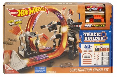 Mattel Hot Wheels track builder bourací set