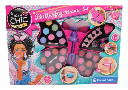 Clementoni Crazy CHIC - Make-up sada motýl