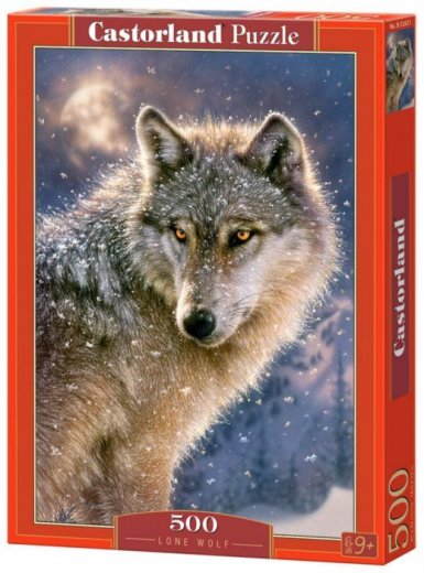 Puzzle Castorland 500 dílků - Osamělý vlk