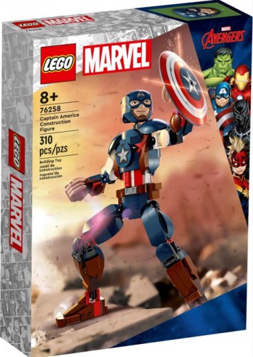 LEGO Super Heroes 76258 Sestavitelná figurka: Captain America