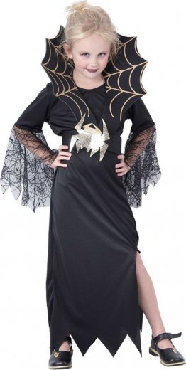 MaDe Šaty na karneval - Černá královna, 130 - 140 cm