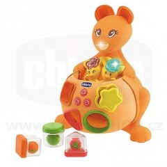 Chicco Prostrkávací klokan hrající