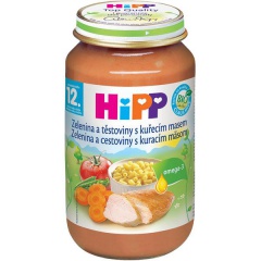 Hipp BIO zelenina s těstovinami a kuřetem