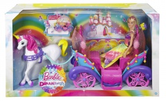 Barbie Duhový kočár s princeznou