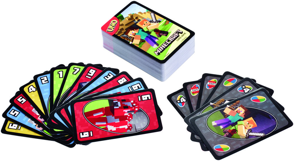 Mattel uno minecraft kouzeln hrad