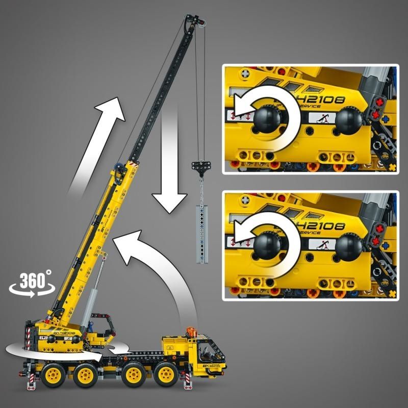 LEGO Technic 42108 Pojízdný jeřáb | Kouzelný hrad