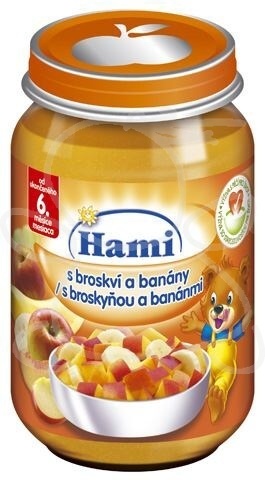 Hami s broskví a banány