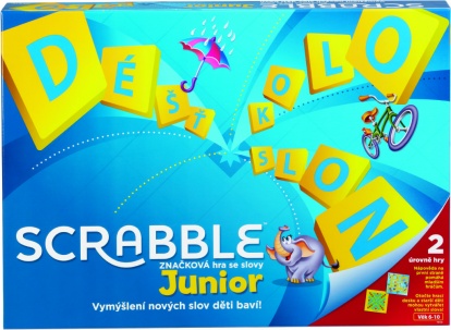 Mattel Scrabble Junior CZ