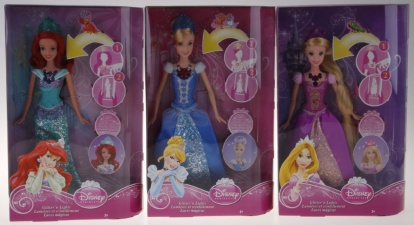 Mattel Disney svítící tanečnice