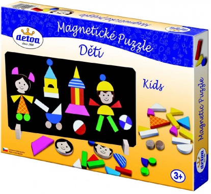 Detoa Magnetické puzzle děti