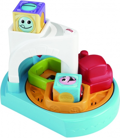 Fisher Price veselý stavební set - nádraží