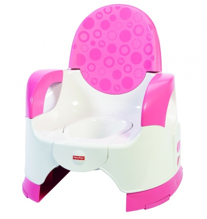 Fisher Price bg růžový nastavitelný nočník