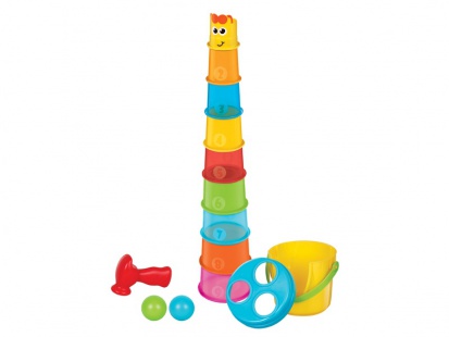 B kids Maxi stohovací kelímky Žirafa