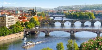 Puzzle CASTORLAND -  Praha mosty přes Vltavu