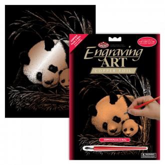 Vyškrabovací obrázek - Panda