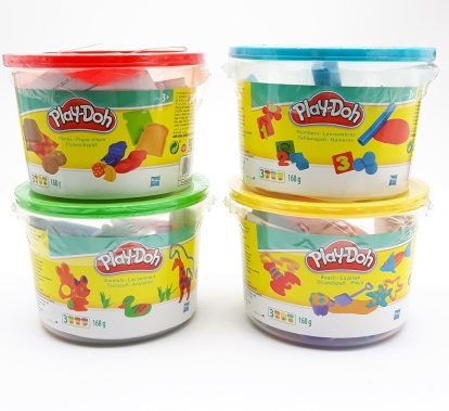 Play Doh kyblík s 3.kelímky a doplňky