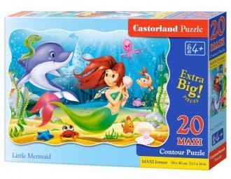 Puzzle maxi 20 dílků - Malá mořská víla