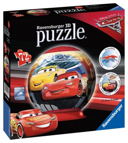 Ravensburger Disney Auta 3 puzzleball 72 dílků