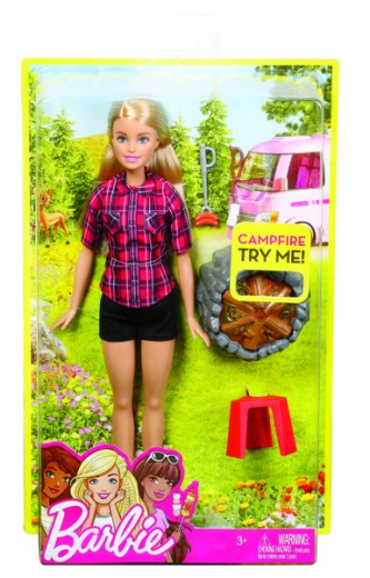 Mattel Barbie panenka u táboráku
