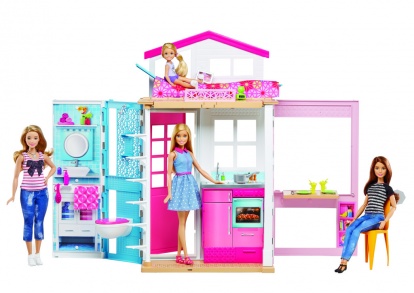 Mattel Barbie dům 2v1 a panenka