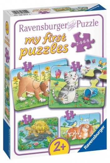 Ravensburger  Sladká domácí zvířata 2/4/6/8 dílků