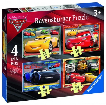 Ravensburger  Disney Auta 3 II 12/16/20/24 dílků