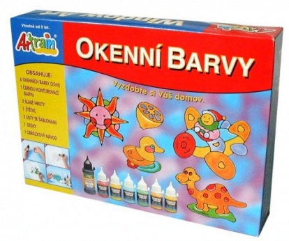Velká sada okenních barev