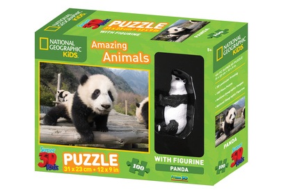 3D Puzzle Panda 100 dílků figurka