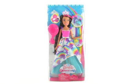 Mattel Barbie vysoká dlouhovláska brunetka