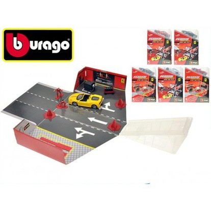 Bburago 1:43 Ferrari set box+1auto 6druhů 2barvy