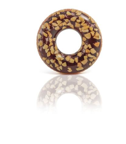 INTEX 56262 nafukovací kruh čokoládový donut 1,14m