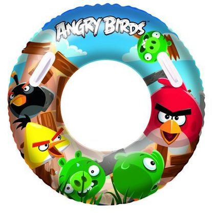 Bestway 96103 Nafukovací kruh velký - Angry Birds