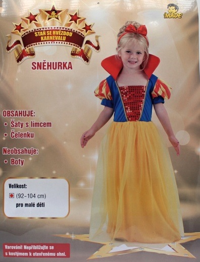 Kostým Sněhurka 92-104 cm