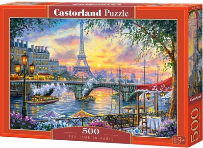 Puzzle CASTORLAND - Čas na čaj pod Eiffelovkou