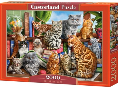 Puzzle CASTORLAND - Kočičí dům