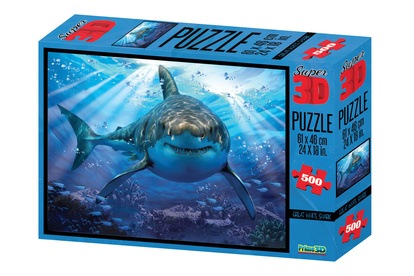 Lamps 100483 Puzzle Žralok 500 dílků 3D