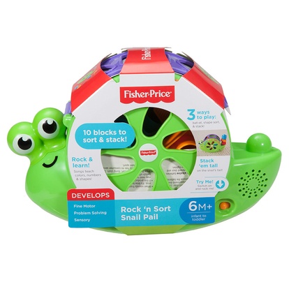 Fisher Price vkládačka zpívající šnek se zvuky