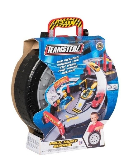 Alltoys Teamsterz garáž v pneumatice s autíčkem