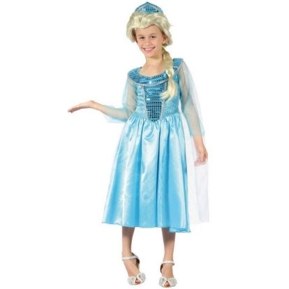 MaDe Šaty na karneval - ledová princezna 120 -130 cm