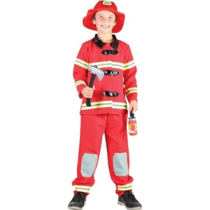 MaDe Šaty na karneval - hasič 110-120cm