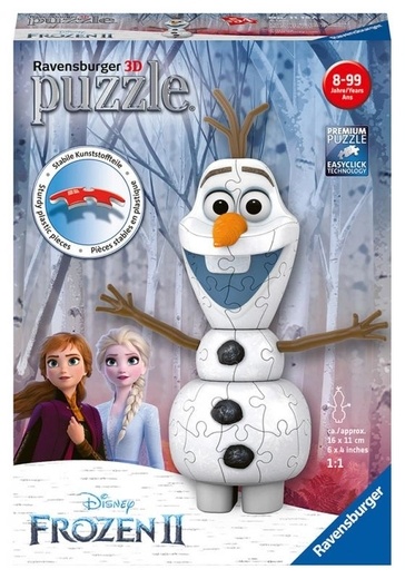 Ravensburger 3D puzzle Disney Ledové království 2 Olaf 54 ks
