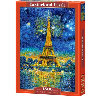 Puzzle CASTORLAND - Puzzle 1500 dílků - Malovaná Paříž