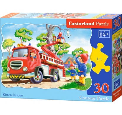 Puzzle CASTORLAND - Hasiči 30 dílků