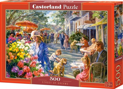 Puzzle CASTORLAND - Ulice snů 500 dílků