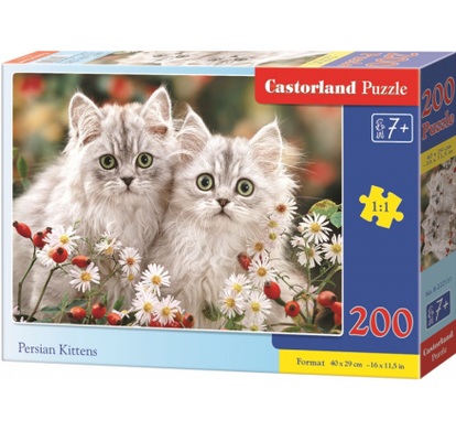 Puzzle CASTORLAND - Koťata perské kočky 200 dílků