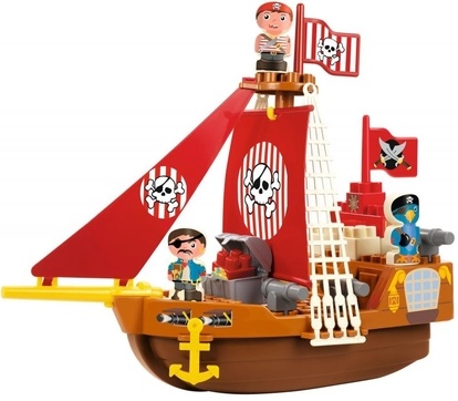 Ecoiffier Abrick Pirátská loď