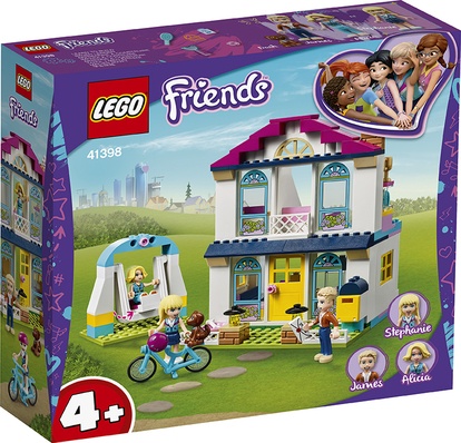LEGO Friends 41398 Stephanie a její dům 4+