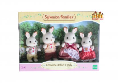 Sylvanian Families Rodina "chocolate" králíků