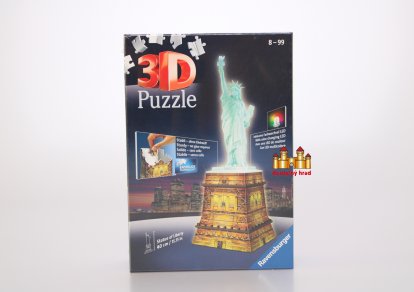 Ravensburger Socha Svobody Noční edice 3D 108 dílků